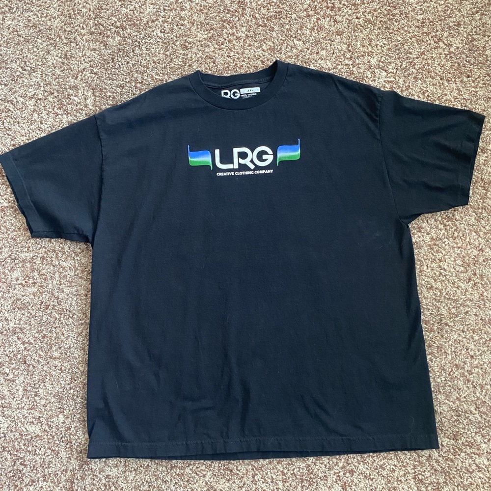 LRG 2XL BLACK T-SHIRT BRAND NEW NEVER WORN